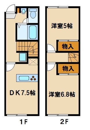 レオパレス柳戸３５０２７の物件間取画像